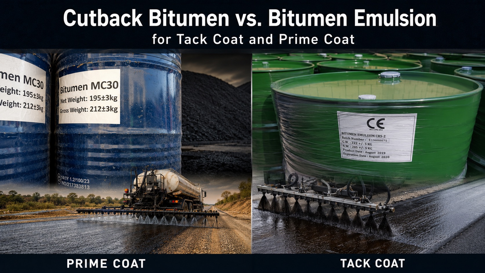 Tack Coat and Prime Coat